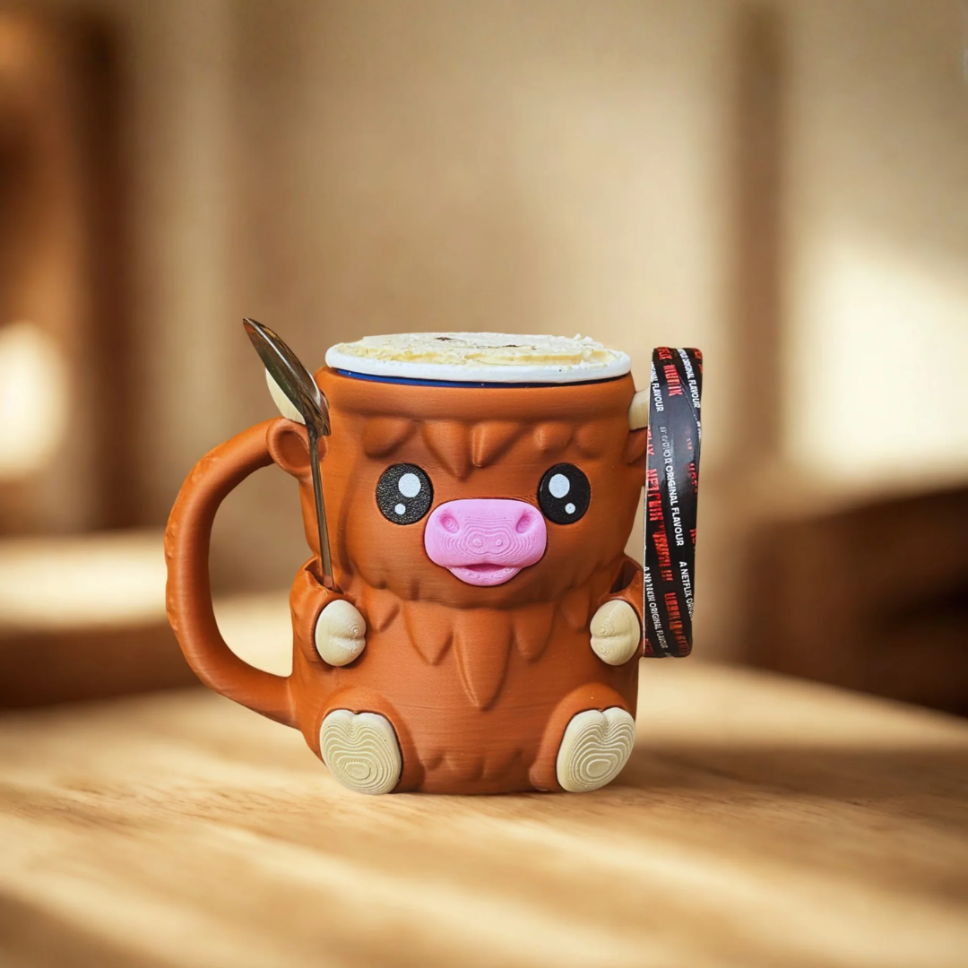 Lustige Kuh-Tasse für Eiscreme