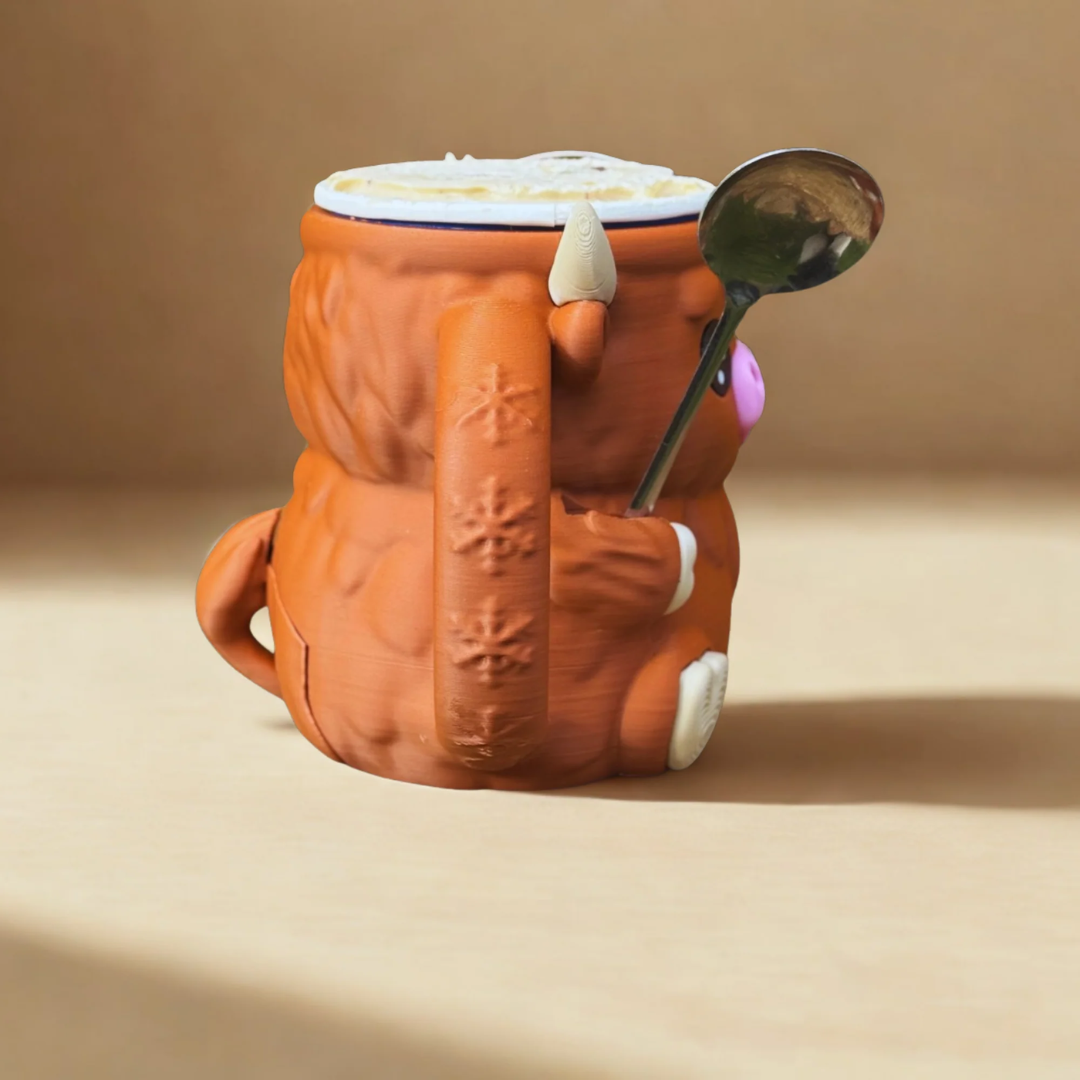 Lustige Kuh-Tasse für Eiscreme